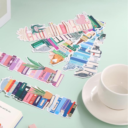 Stacked Books Bookmark